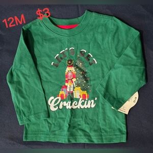 NWT 12M Christmas Shirt